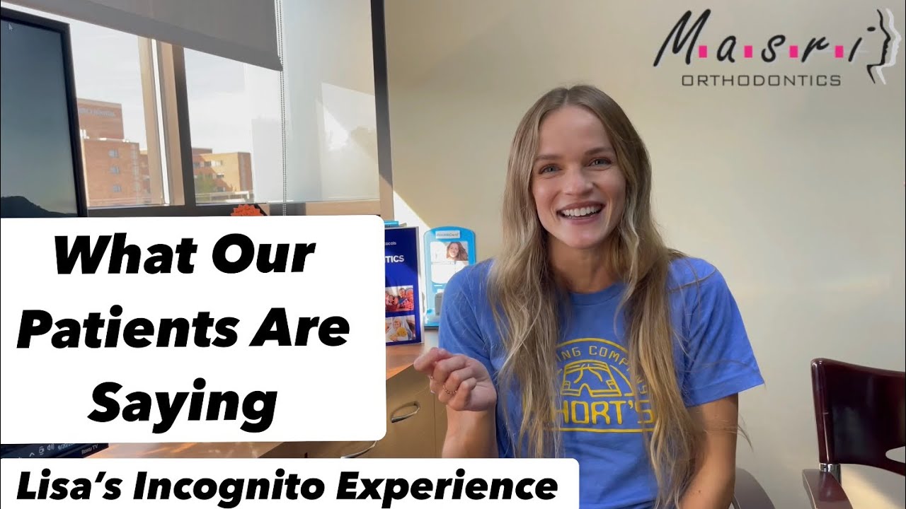 Smiling patient sharing an orthodontic treatment testimonial for Masri Orthodontics in Livonia, MI
